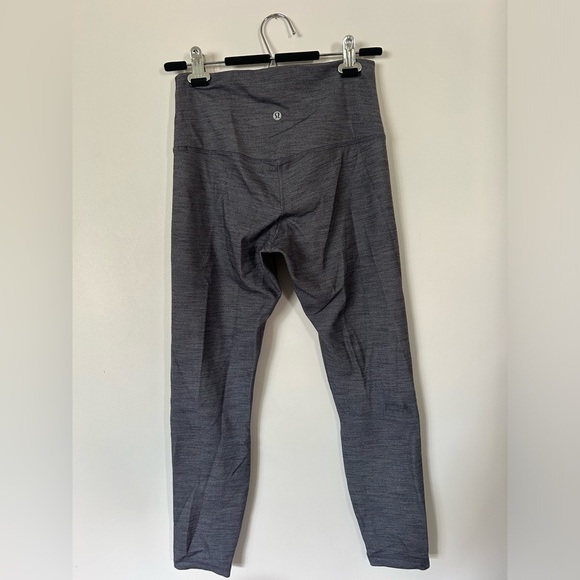 Lululemon Align Pant II 25" Mini Heathered Herringbone Black and White - Picture 9 of 11